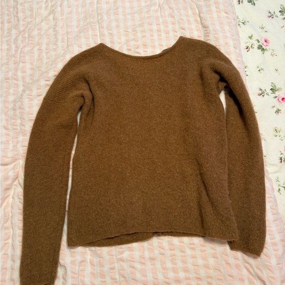 Sezane Gaspard Cardigan in Camel - Picture 4 of 4
